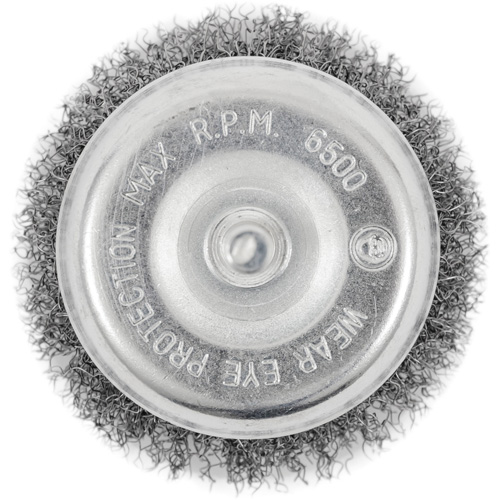 Brosse coupelle sertie sur tige Action Paper