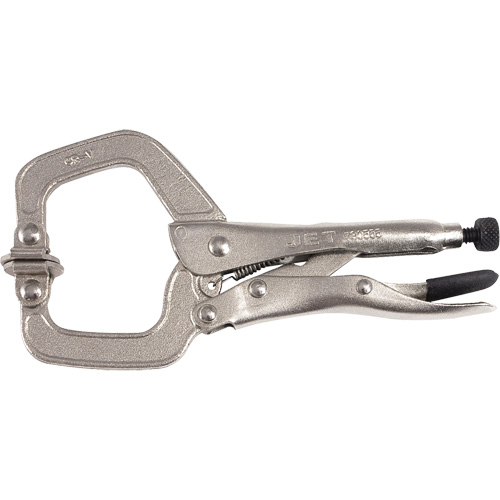 Super Heavy-Duty Locking C-Clamp with Swivel Pad, 6" (152 mm) Capacity Action Paper