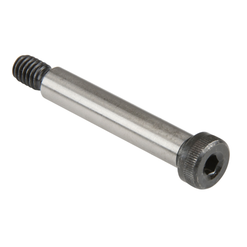Socket Shoulder Screw, 3/8" Dia., 2" L, Black Oxide Action Paper