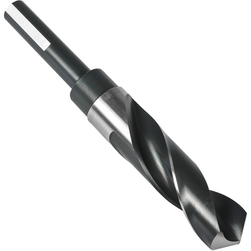 1/2" Reduced 3-Flat Shank Drill Bit, 33/64", High Speed Steel, 3" Flute, 118° Point Action Paper