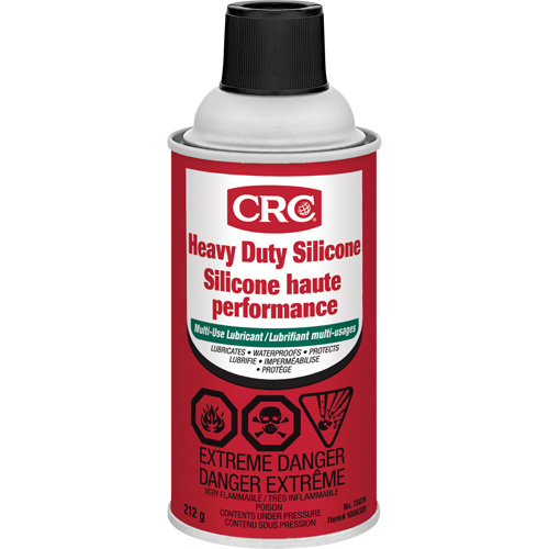 Heavy Duty Silicone Lubricant, Aerosol Can Action Paper