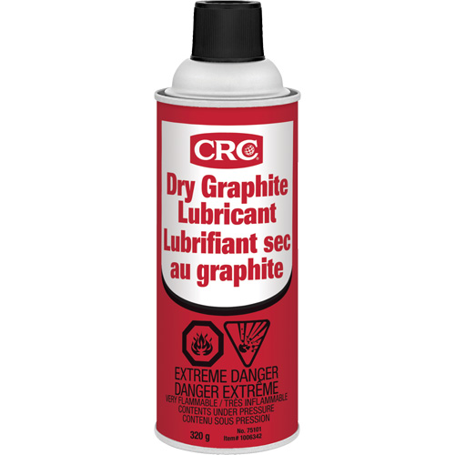 Dry Graphite Lubricant, Aerosol Can Action Paper