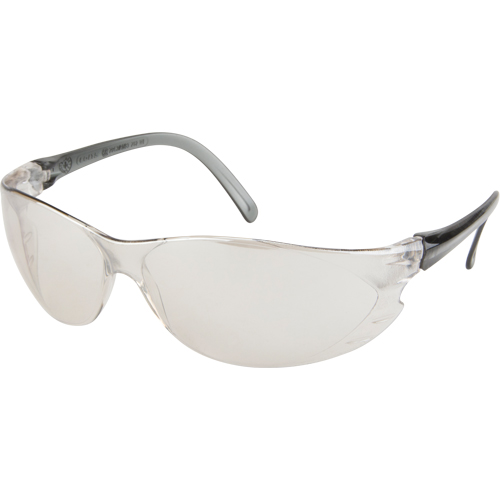 Lunettes de s&eacute;curit&eacute; s&eacute;rie Twister, Lentille Miroir int&eacute;rieur/ext&eacute;rieur, Anti-&eacute;gratignures, ANSI Z87+/R&eacute;pond ou surpasse la norme CSA Z94.3 Action Paper
