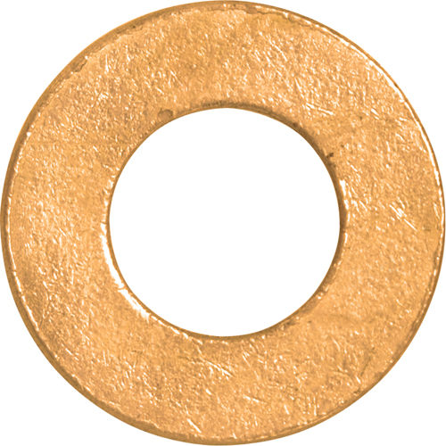 SAE Flat Washer, 3/8", Yellow Zinc Action Paper