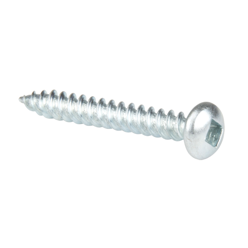 Tapping Screw Pan Head, #8 x 1-1/4" L, Zinc Plated Action Paper
