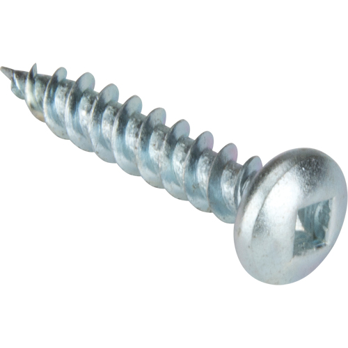 Tapping Screw Pan Head, #10 x 1-1/4" L, Zinc Plated Action Paper