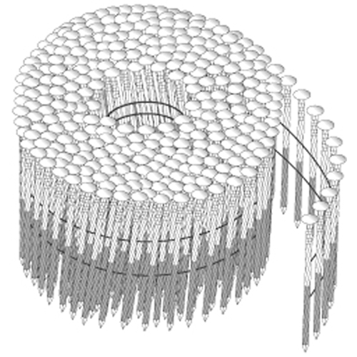 15° Coil Nails - Wire Collated Action Paper