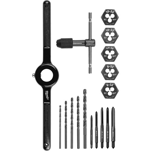 Tap and Die Set, 17 Pieces Action Paper