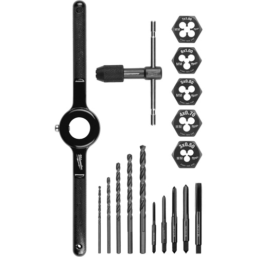 Tap and Die Set, 17 Pieces Action Paper