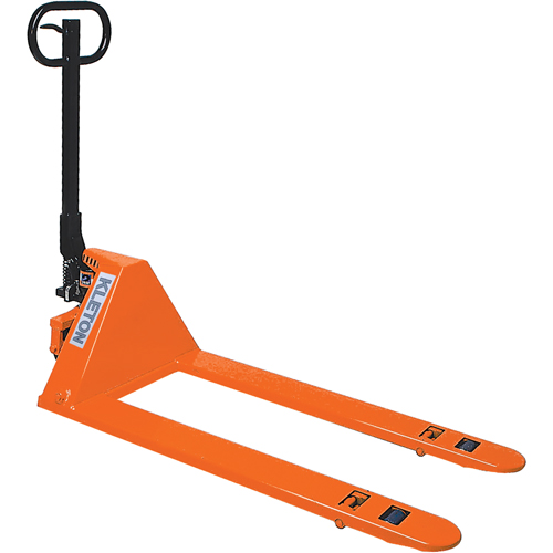 Low Profile Hydraulic Pallet Trucks, 48" L x 27" W, 3300 lbs. Cap. Action Paper