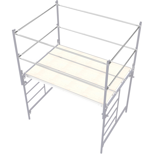 Accessoires pour &eacute;chafaudage - Barre de retenue, Barre de retenue, 2" la x 120" h Action Paper