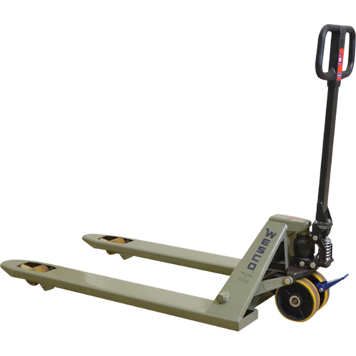 Quick Lift Pallet Trucks, Steel, 48" L x 27" W, 5500 lbs. Capacity Action Paper