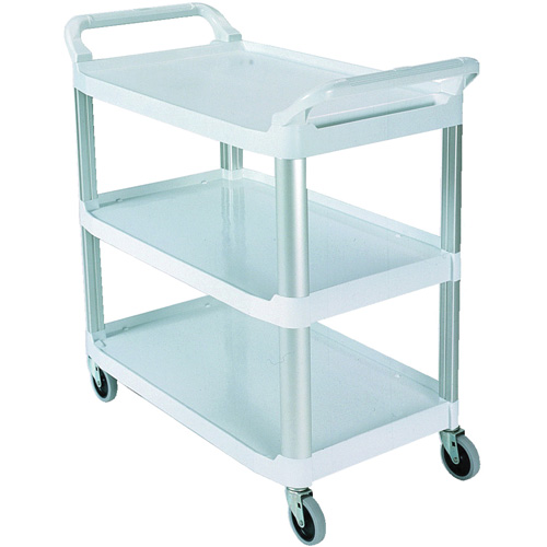 Chariot avec tablette et parois ouvrantes, 3 tiers, 40" x 37" x 20", Capacit&eacute; 300 lb Action Paper