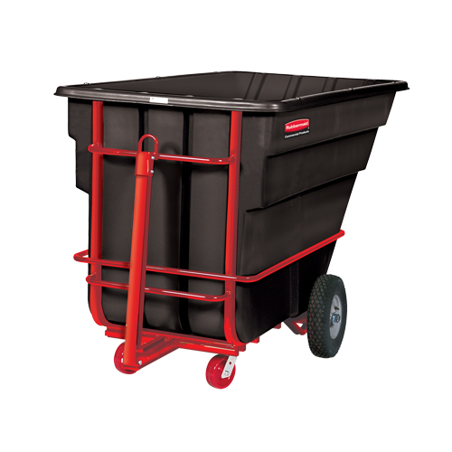 Tilt Truck, Polyethylene, 1-1/2 cu. yd., 2100 lbs. Load Capacity Action Paper
