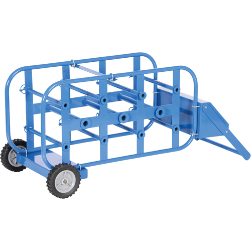 Portable Wire Reel Caddy, Steel, 11 Rod, 19-1/2" W x 43-1/4" H x 17-1/2" D, 150 lbs. Capacity Action Paper