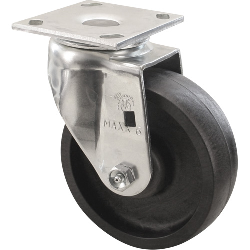 Roulette Emaxx RollX, Pivotant, 8" (203,2 mm), Nylon, 1200 lb (544,3 kg) Action Paper