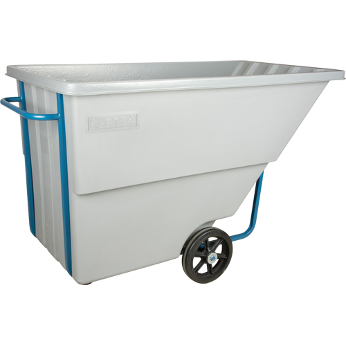 Tilt Truck, Polyethylene, 1.1 cu. yd., 1250 lbs. Load Capacity Action Paper