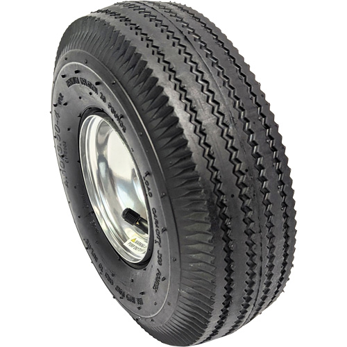 Replacement Pneumatic Tire for Hand Truck, 10" (254 mm), 350 lbs. Capacity Action Paper