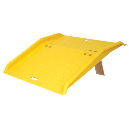Portable Poly Hand Truck Dock Plate, 750 lbs. Load Capacity, 36" L x 35" W x 5" H Action Paper