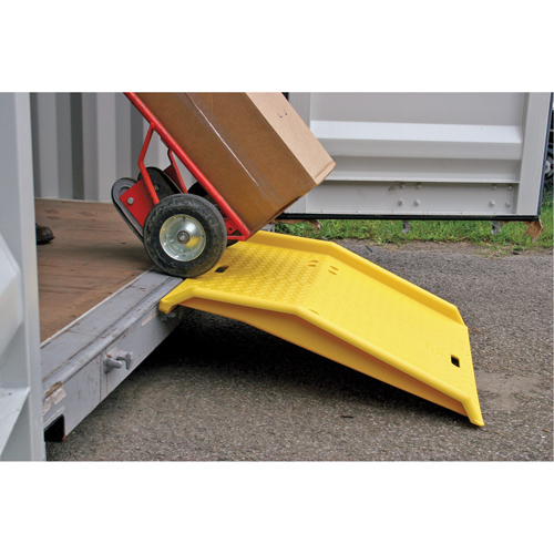 Portable Poly Shipping Container Ramp, 750 lbs. Capacity, 35" W x 36" L Action Paper