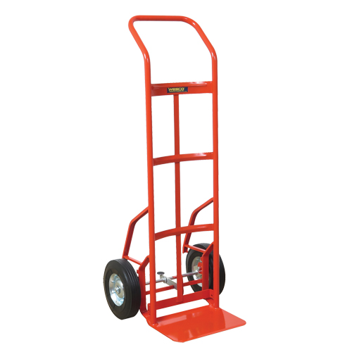 Touch-N-Tilt hand Truck - TNT56-Z, Continuous Handle, Steel, 50" Height, 600 lbs. Capacity Action Paper