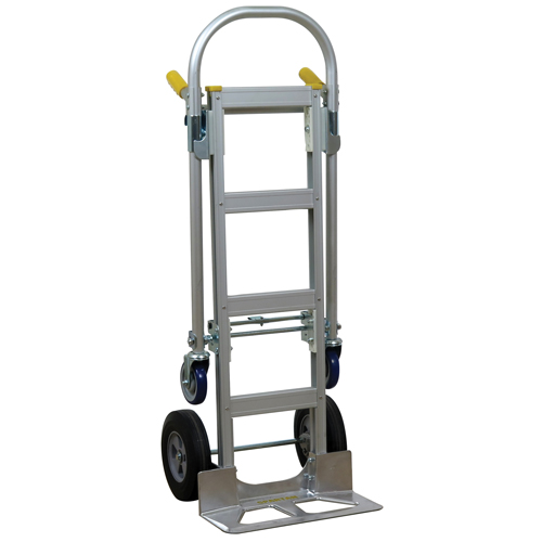 SPTN-JR-T18-SR Spartan Jr. Convertible Hand Truck, Aluminum, 1000 lbs. Capacity Action Paper