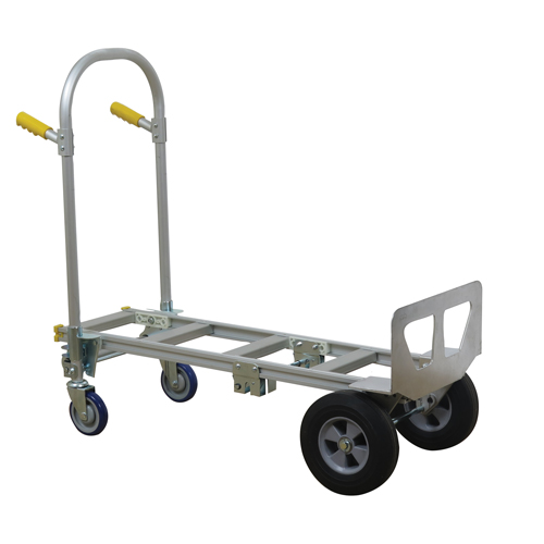 SPTN-JR-T18-SR Spartan Jr. Convertible Hand Truck, Aluminum, 1000 lbs. Capacity Action Paper