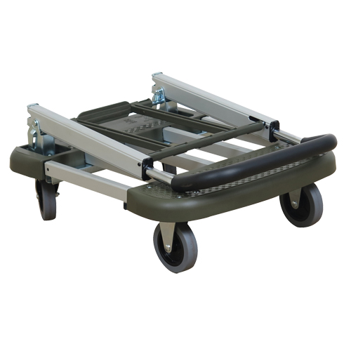 Telefolding Platform Truck, Aluminum, 330 lbs., 29-1/2" L x 17-1/2" W, 36-1/2" High Action Paper