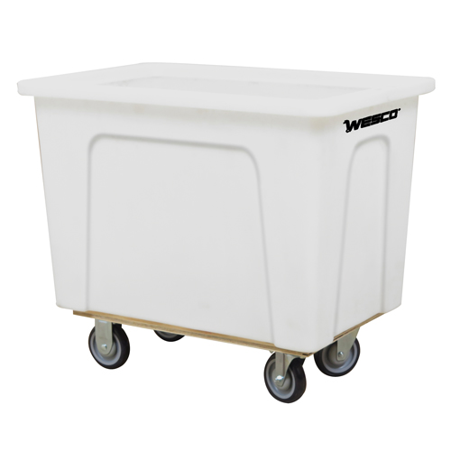 Box Truck, White Polyethylene, 42" L x 30" W x 36" H, 20 cu. ft. Volume, 600 lbs. Capacity Action Paper