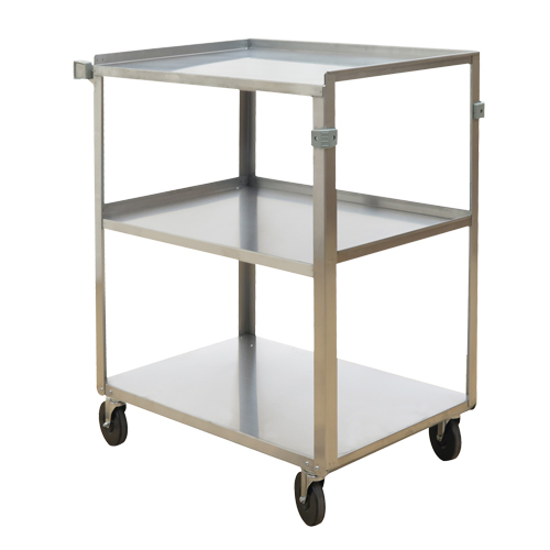Chariots &agrave; tablette, 3 Tiers, 18" la x 32" h x 27-3/8" p, Capacit&eacute; 500 lb Action Paper