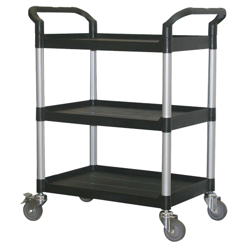 Utility Cart, 3 Tiers, 33-1/2" x 39-3/8" x 19", 300 lbs Capacity Action Paper