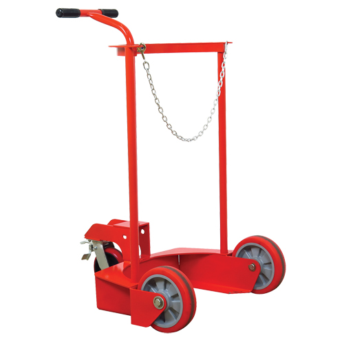 Large Liquid Gas Cylinder Truck LCC, Polyurethane Wheels, 20" W x 20" D Base, 1000 lbs. Action Paper