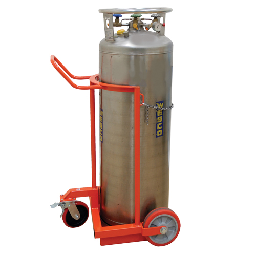 Large Liquid Gas Cylinder Truck LCC, Polyurethane Wheels, 20" W x 20" D Base, 1000 lbs. Action Paper