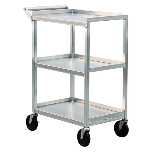Utility Cart, 3 Tiers, 16-1/2" W x 39" H x 27-3/4" D, 350 lbs. Capacity Action Paper