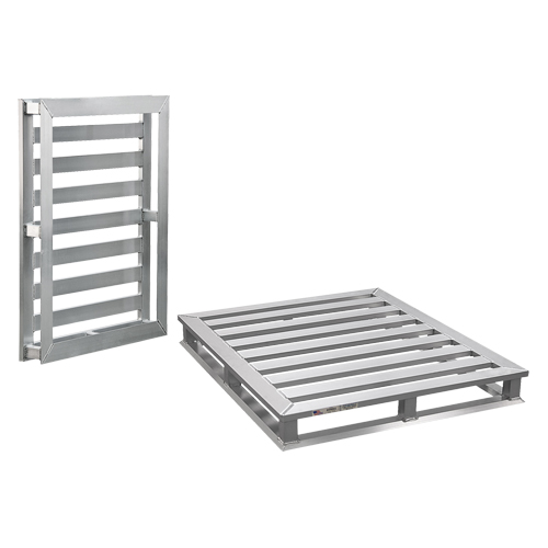 Aluminum 4-Way Tube Frame Pallet Action Paper