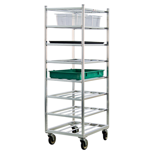 Shelf Cart, 8 Tiers, 20-7/8" W x 67" H x 27" D, 600 lbs. Capacity Action Paper