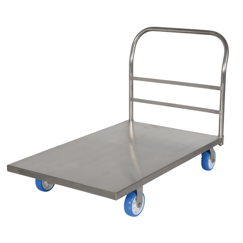 Platform Truck, 48" L x 30" W, 2000 lbs. Capacity, Polyurethane Casters Action Paper