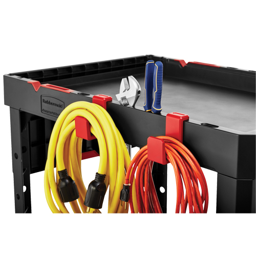 Heavy-Duty Adaptable Utility Cart, 2 Tiers, 25-1/5" x 36" x 51-1/2", 500 lbs. Capacity Action Paper