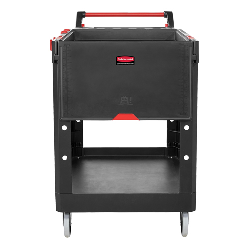 Heavy-Duty Adaptable Utility Cart, 2 Tiers, 25-1/5" x 36" x 51-1/2", 500 lbs. Capacity Action Paper
