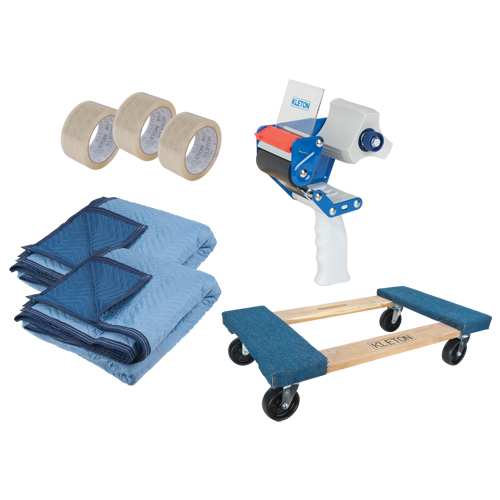 Moving Kit, Wood Frame, 18" W x 30" L, 1000 lbs. Capacity Action Paper