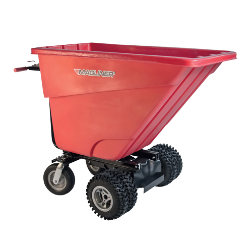 Motorized Tilt Truck, 13,5 pi³ Capacity, 45" H x 33-1/2" W x 68" D Action Paper