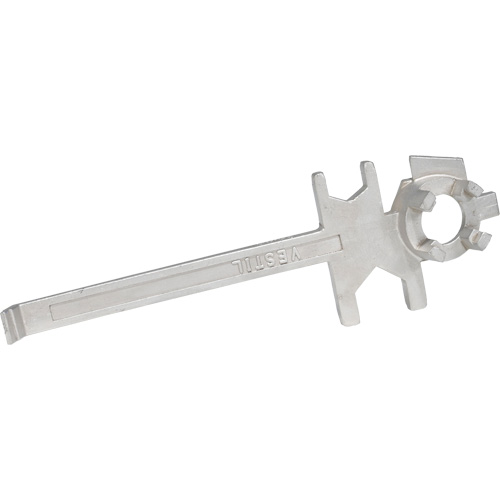 Drum Wrench, 3/4"/2" Opening, 9-1/2" Handle, Stainless Steel Action Paper
