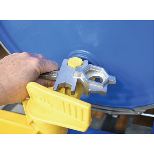 Drum Wrench, 3/4"/2" Opening, 9-1/2" Handle, Stainless Steel Action Paper