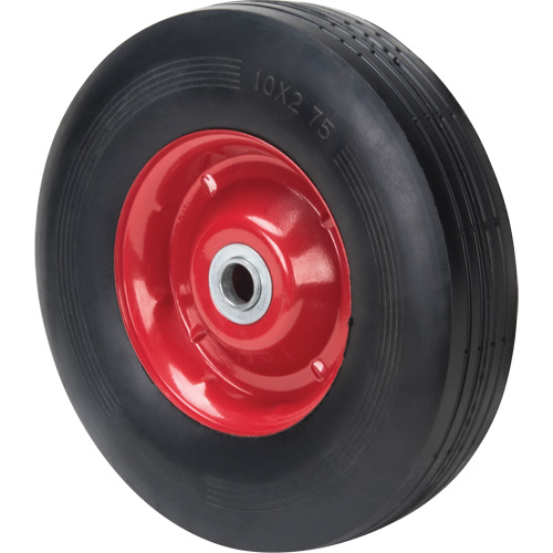 Semi-Pneumatic Wheel, 10" (254 mm), 200 lbs. Capacity Action Paper