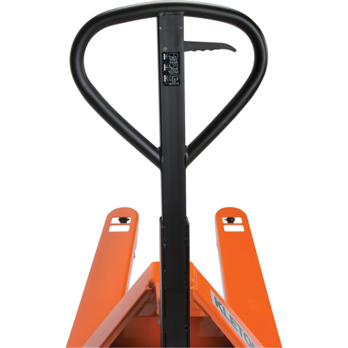 Super Heavy-Duty Manual Pallet Truck, Steel, 48" L x 27" W, 11000 lbs. Capacity Action Paper