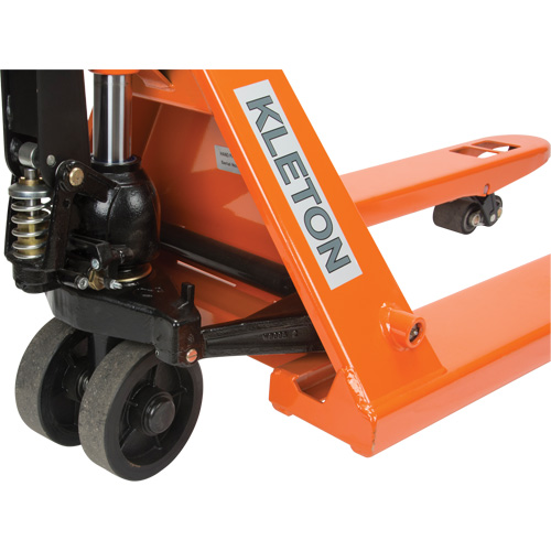 Super Heavy-Duty Manual Pallet Truck, Steel, 48" L x 27" W, 11000 lbs. Capacity Action Paper