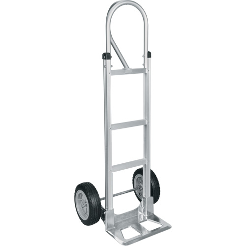 Knocked Down Hand Truck, P-Handle Handle, Aluminum, 52-1/8" Height, 500 lbs. Capacity Action Paper