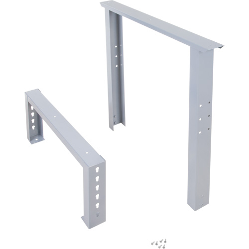 Industrial Duty Leg for Workbench, Steel, 30" D x 34" H, Single Action Paper