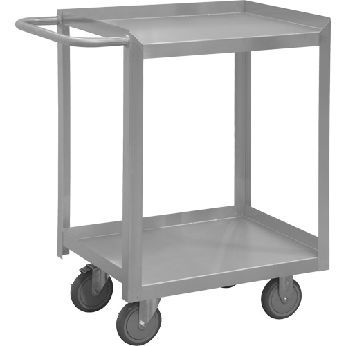 Industrial Grade Shelf Cart, 2 Tiers, 24-1/8" W x 35" H x 54" D, 1200 lbs. Capacity Action Paper