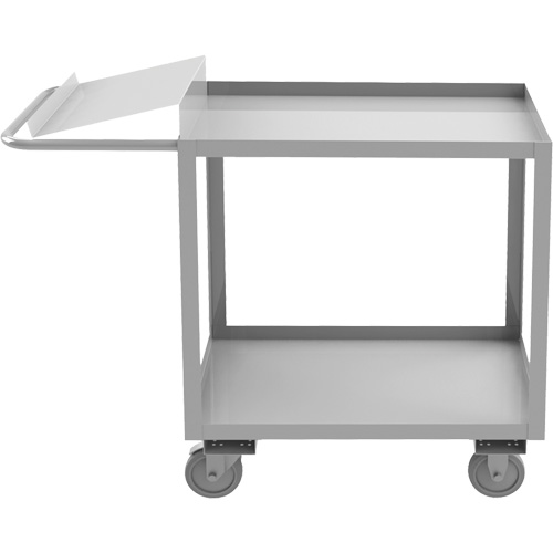Industrial Grade Order Picking Cart, 39" H x 18-1/8" W x 51" D, 2 Shelves, 1200 lbs. Capacity Action Paper
